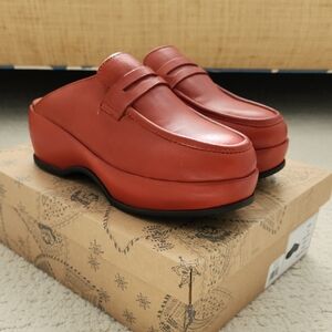 Free People Winston Platform Loafer Mule 8